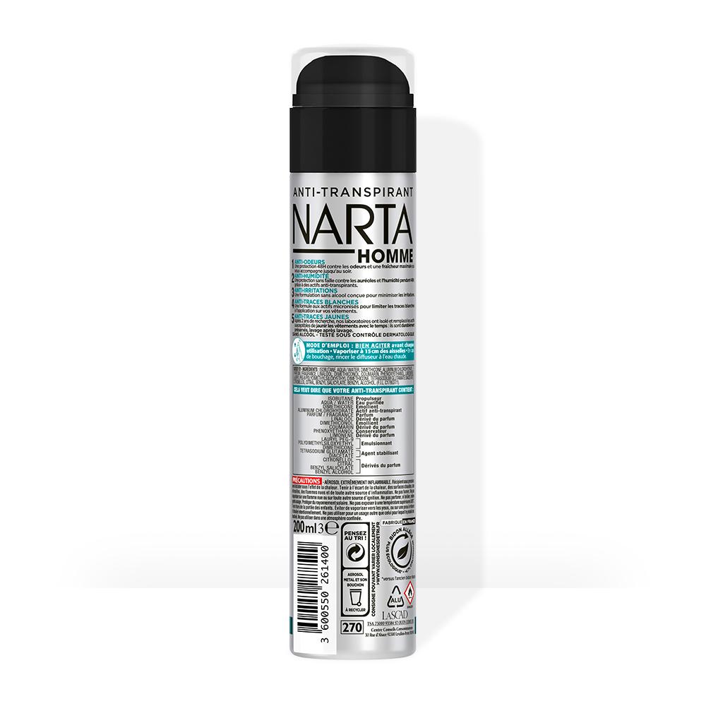 NARTA Protection 5 Complete Protection Clothing Skin Spray Deodorant