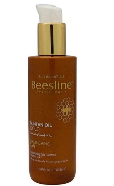 Beesline Suntan Oil Gold Shimmering Sun Care