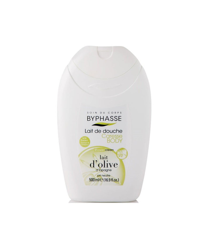 Byphase Caress Shower Creasm Olive Milk Body Wash