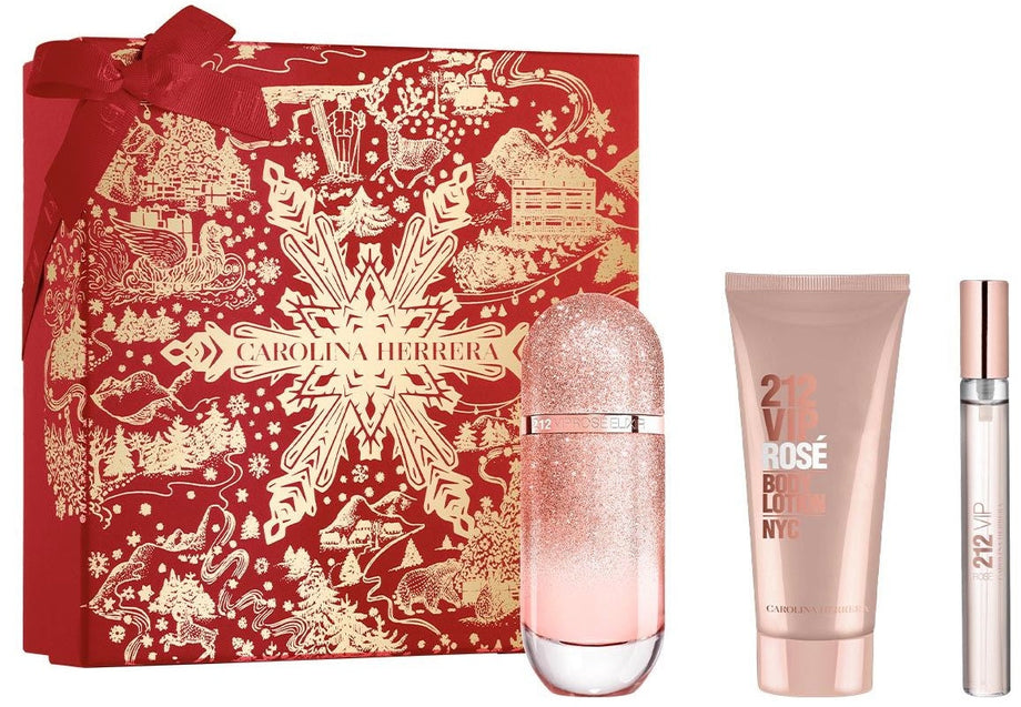 Carolina Herrera 212 Vip Rose Elixir Edp Gift Set – Moustapha AL