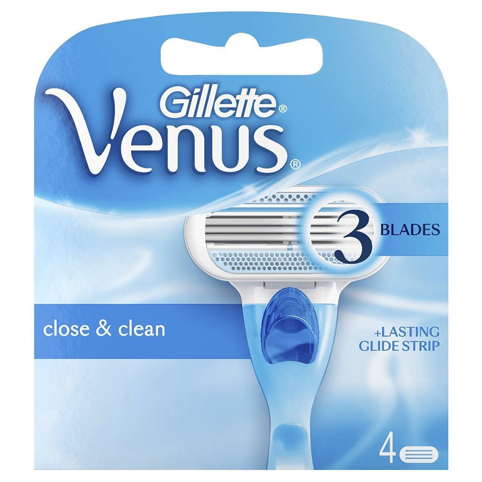Gillette Venus Cartridges have 3 Blades  Shaving Razors