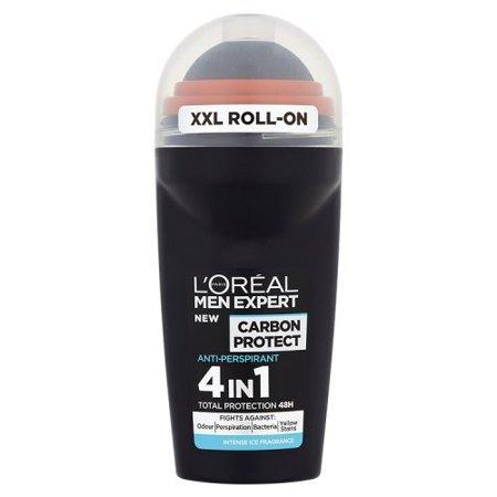 L'Oreal Paris Men Expert- Carbon Protect 4 in 1 Total Protection - Deodorant Roll-On Deodorants