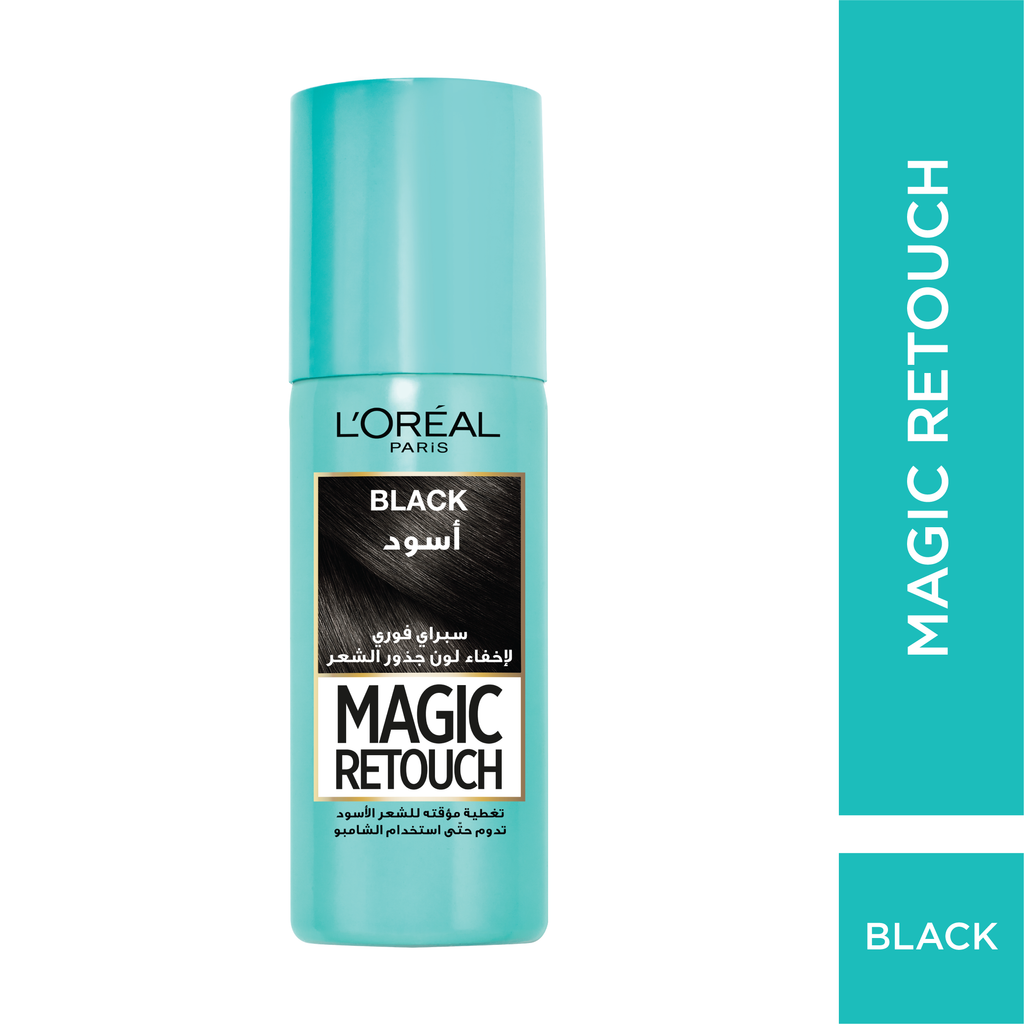 L'Oreal Paris Magic Retouch Hair Roots Spray BLACK Hair Color
