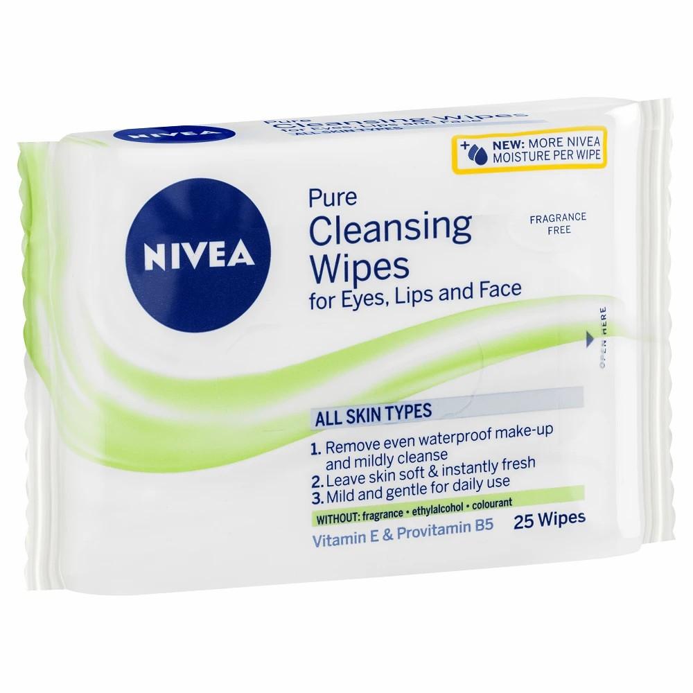 Nivea  Cleansing Wipes Pure Lingette Nivea Cleansers
