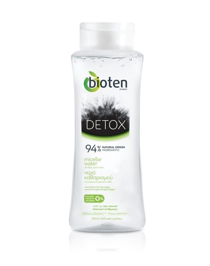 Bioten Micellar Water Charcoal Detox Bioten Cleansers