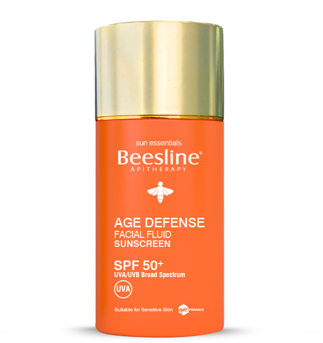Beesline Age Defense Facial Fluid Sunscreen Spf50 Sun Care