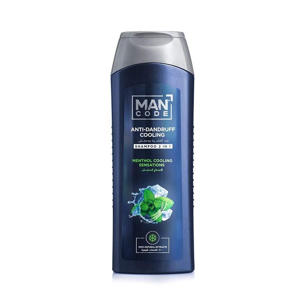Mancode Shampoo Anti-Dandruff Mentohl Cooling Hair Care
