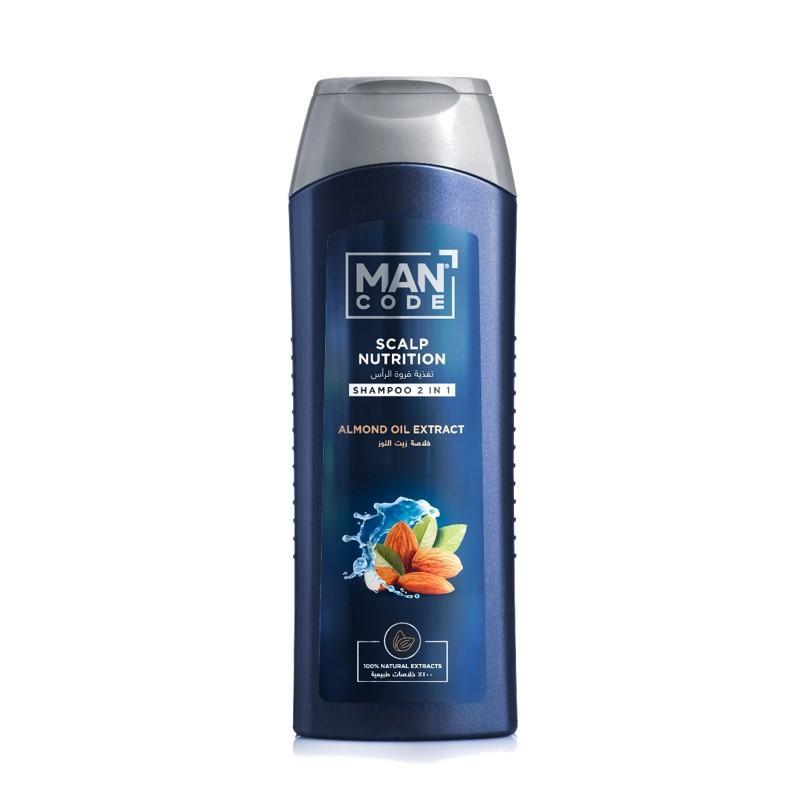 Mancode Shampoo Scalp Nutrition Almond Oil Extract Hair Care