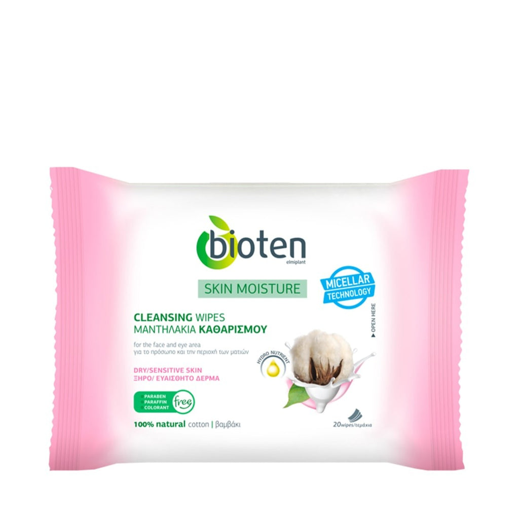 Bioten Cleansing Wipes Dry/Sensitive Skin Bioten Cleansers