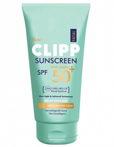 Clipp Sunscreen Facial Anti-Aging Spf 50 BATH & BODY
