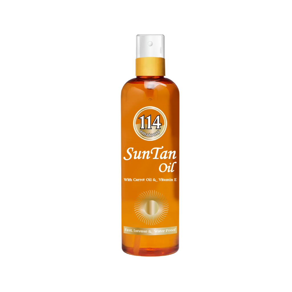 114 Sun Tan Oil 280Ml BATH & BODY